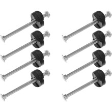 Trampolinzubehör, Trampolinteile, 8 Sets, Rahmenwerkzeug, Trampolinschrauben-Set, Ersatzteile, Holzschrauben, Metallnetzmutter
