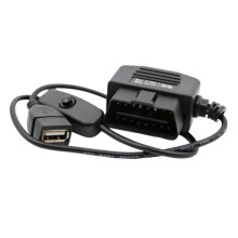 OBD Hardwire Kit 12V to 5V 5V 2A OBD power Cable for Dash cam Camcorder