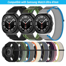 XiHAMA 7er-Pack Nylon-Uhrenarmbänder, kompatibel mit Samsung Galaxy Watch Ultra 47 mm (2025), atmungsaktiv und verstellbar