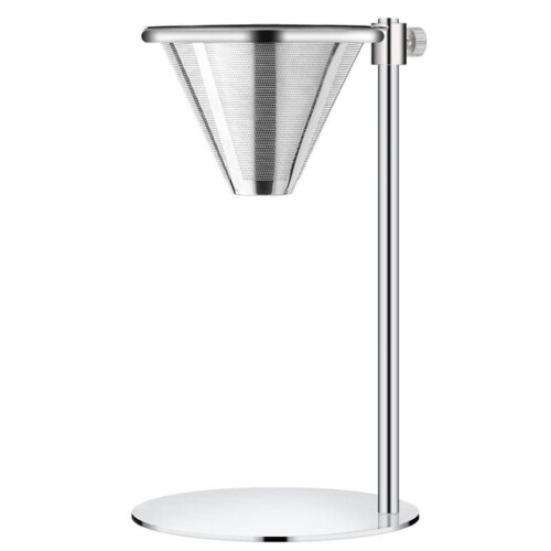 Adjustable Stainless Steel Pour Over Coffee Maker Stand with Drip Cone Filter