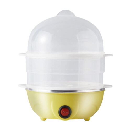 Stainless Steel Double-Layer Egg Cooker 1 Unit