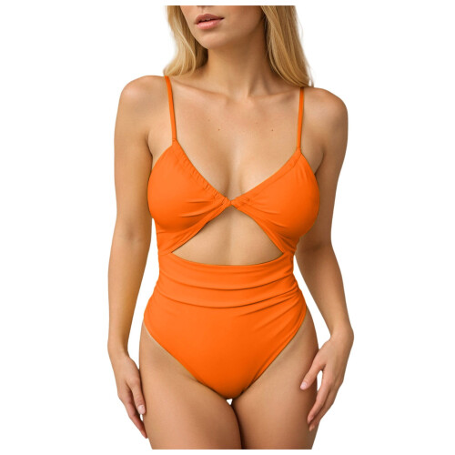 Women's One-Piece Swimsuit with Tummy Control and Ruffled