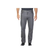 Pantalon Iron Co. pour homme, coupe droite, confort classique, en sergé extensible, modèle Patriot (gris marine, 34x30)