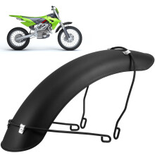Guardabarros de protección para scooter y motocicleta, 43,00 x 11,50 x 3,00 cm, color negro.