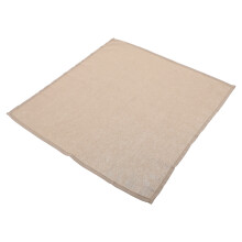 SEWACC Khaki Linen Cloth Napkins 15.7x15.7in for Table Decoration 1Pack