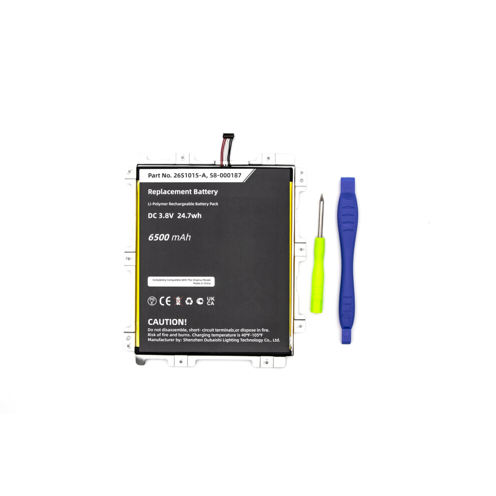 58-000187 26S1015-A Replacement Battery For Kindle Fire Hd 10.1 Kindle Fire Hd 10.1 7Th Sl056ze 6200Mah 9028731701035