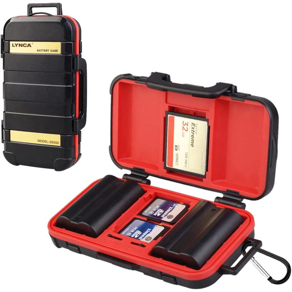 Camera Battery & Memory Card Case Â Water-Resistant, Anti-Shock, Holds 2 Batteries, 4 Sd, 2 Cf, 8 Tf Cards 9028731035772