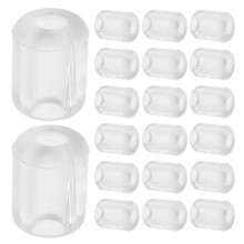 90 PCS Nail Hook Plug 1.40X1.00X1.00CM Transparent