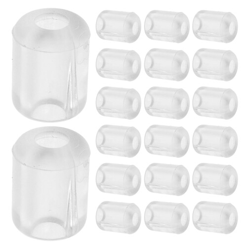 90 PCS Nail Hook Plug 1.40X1.00X1.00CM Transparent