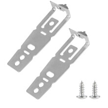 2pcs WD01X27759 Dishwasher Mounting Bracket with Screws compatible GE, Durable Carbon Steel Under Counter Install Kit