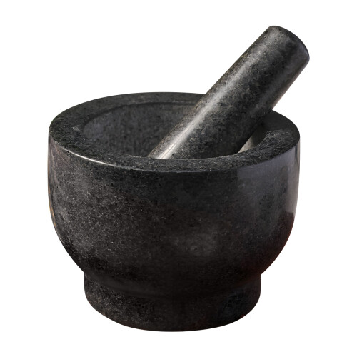 Ensemble de bols et d'outils de broyage de qualité-Noir
