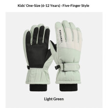 Kids Ski Gloves Thermal Waterproof Cold Weather Outdoor Use