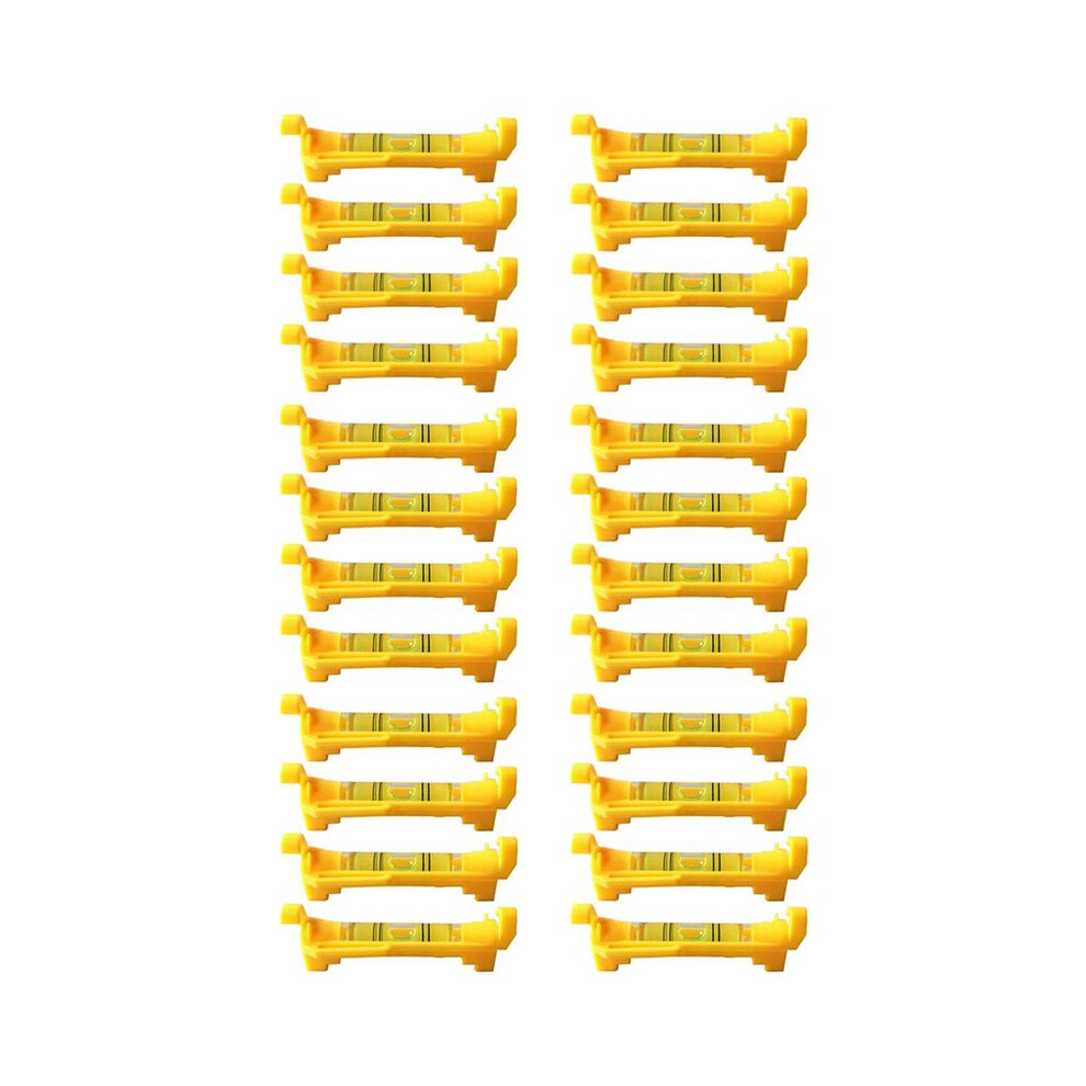 24Pcs String Level Hanging Bubble Levels For Leveling Surveying, Building Trades, Bricklaying, Etc. (Yellow) 6032398898635