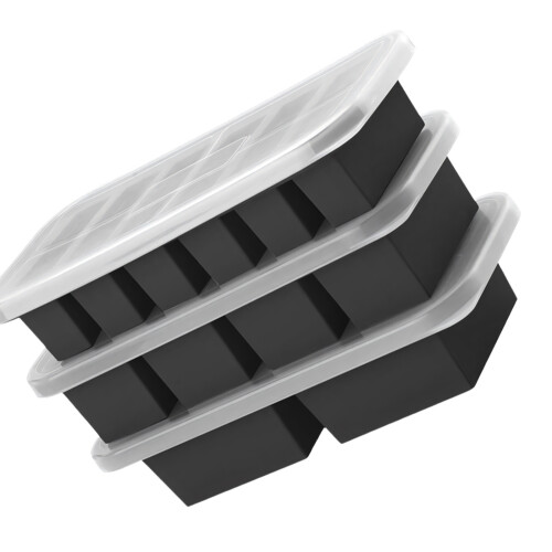 Set Of 12 Repeatable Chilling Holders With Measuring-Black