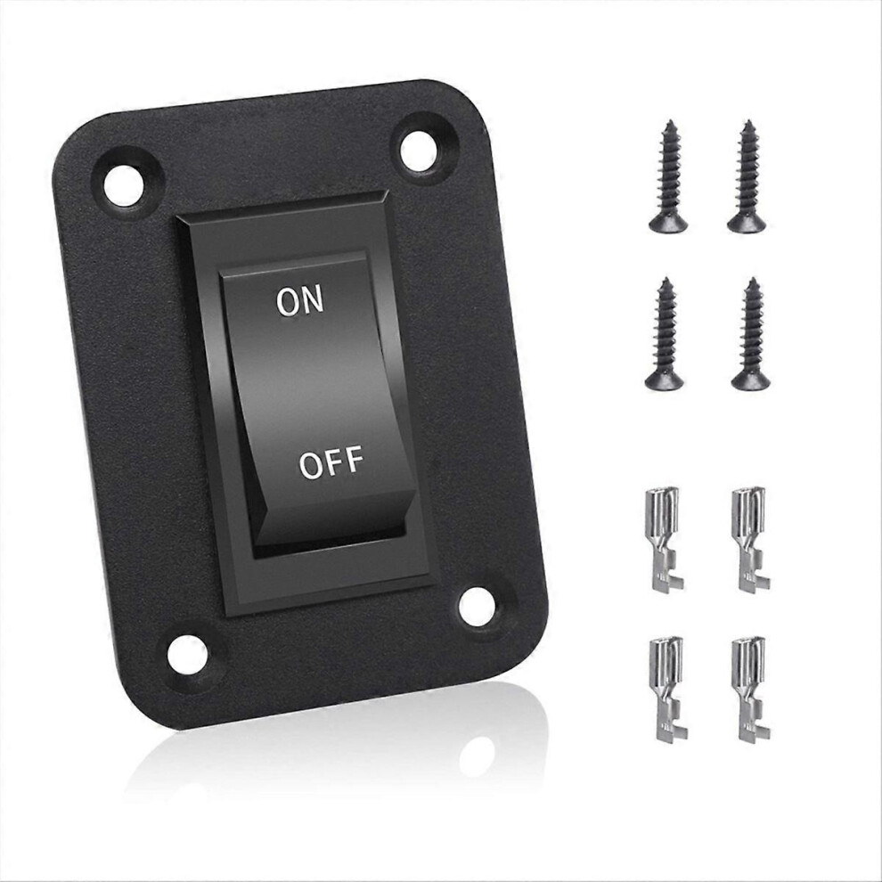 On-Off Switch 12V 20A 4 Pins Dpst Rocker Switch Panel Rv Light Switch 6902344603517