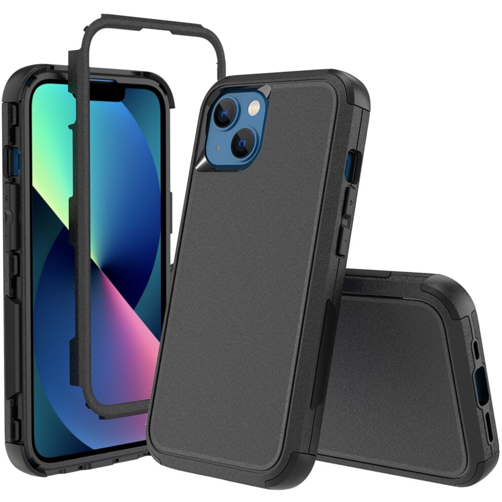 Compatible With Iphone 14 Pro Case, Shockproof Full Coverage Protective Cover Phone Case For Compatible With Iphone 14 Pro 6.1" Black 9028731973661