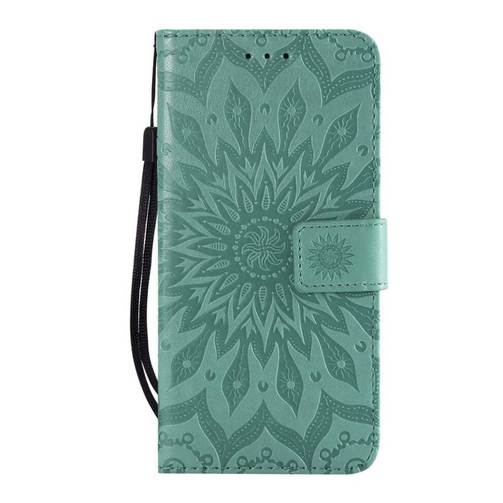 Leather Wallet Case With Card Holder And Stand, ShockâAbsorbing Tpu, For Samsung S24 Ultra Green 9771547571308