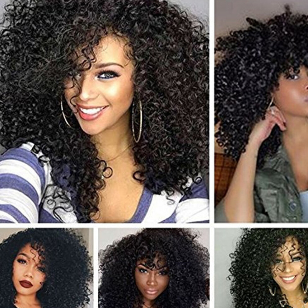 Penghui-Toys Wigs Chemical Fiber Wig Fashion Black Short Curly For Black Women Afro Wig