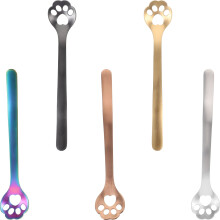 5 PCS Cat Spoon Lickable Treat Feeder Measuring Cups and Spoons Adorable Child
