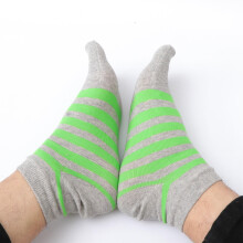 4 Pairs Short Socks Cotton Ankle Socks Toes Design for Sports