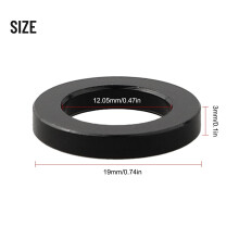 Podkładka do osi rowerowej przelotowej M12x3/7,5 mm M15x0,2/5 mm Podkładki płaskie/stożkowe do piast