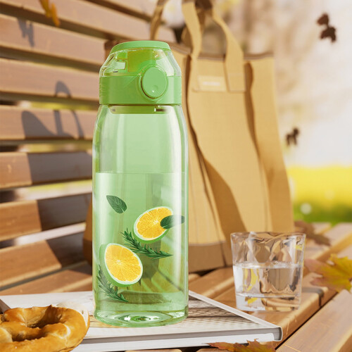 Αθλητικό μπουκάλι νερού 580 ml με στεγανό λουράκι χειρός, φίλτρο ανάδευσης και