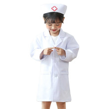 Camice da medico traspirante per bambini, in morbido cotone, disponibile in vari colori.