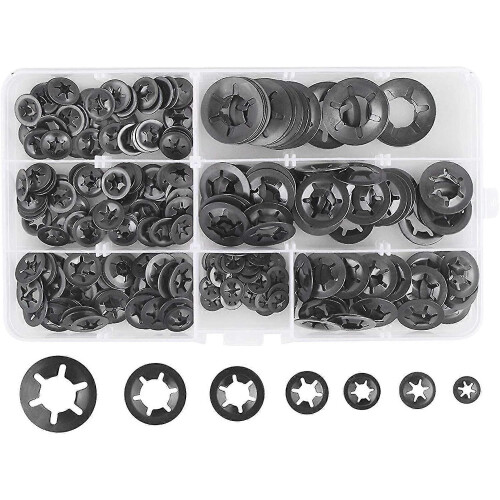 280 Pcs Lock Washers Lock Washers, Steel Lock Washers Quick Lock Washers