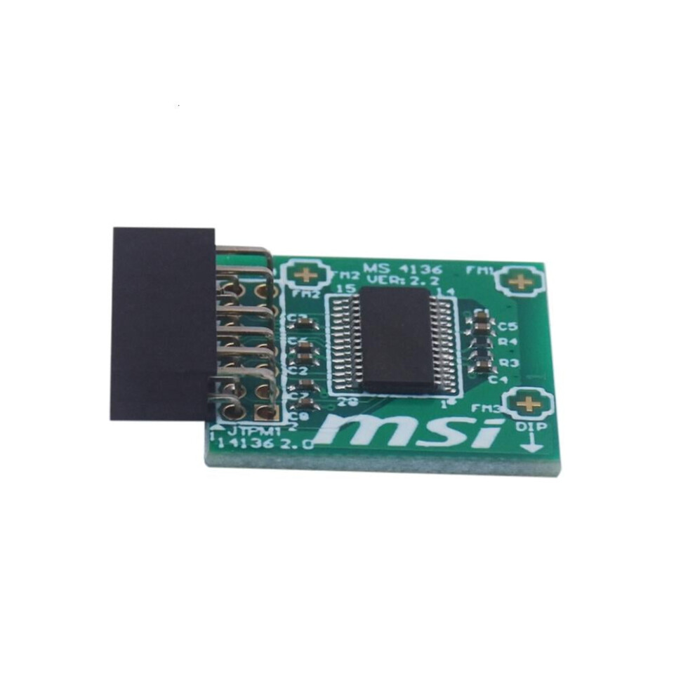 Honcll Tpm Ms-4136 Trusted Platform Module Pcb Computer Adapter Tpm2.0 Security Module Adapter For Computer Accessories 9028731267883