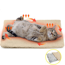 Karymi Self-Warming Cat Bed – Washable, Heat-Storage Thermal Pad with Aluminum Foiling, Compatible with Cats & Dogs