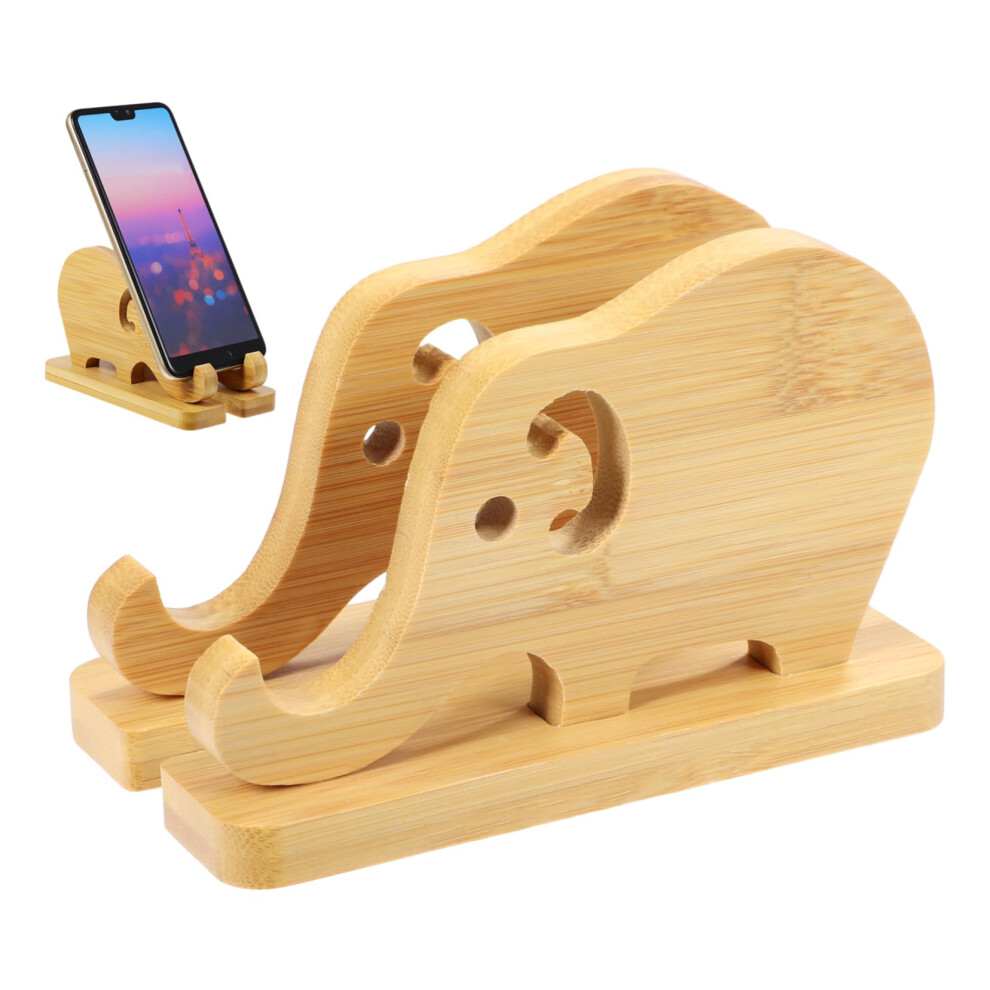Elephant Phone Stand For Desk And Home, Cute Elephant Holder With Stable NonâSlip Base For Handsâ Viewing 9771547569800