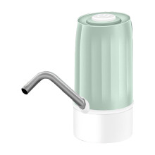 Pompa elettrica per bottiglie d'acqua, ricaricabile tramite USB e pieghevole – Compatibile con bottiglie d'acqua standard