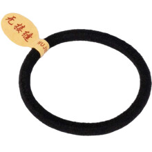 Xinwanna Seamless Hair Band – High Elasticity, Strong & Thickened, Wear-Resistant Black Rope for Thin/Thick Hair (Type A)