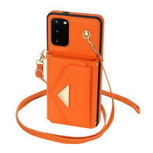 Leather Wallet Flip Case with Card Slots, Magnetic Closure and Shockproof Stand for iPhone 16