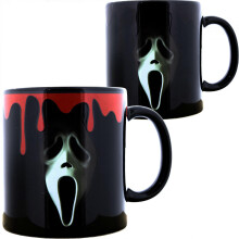 Scream Ghostface mok van 440 ml die van kleur verandert door warmte
