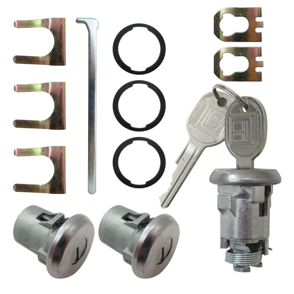 4 Door Lock Cylinder Set With Keys, Secure Replacement Kit For Chevrolet Chevelle Malibu 19791984 9092120195590
