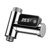 Digitales Duschthermometer mit LED-Anzeige für die Wassertemperatur und 360 drehbarem Wassermonitor
