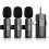 2025 3 in 1 Wireless Lavalier Microphone compatible iPhone, iPad, Android, Camera,12-Hour 1