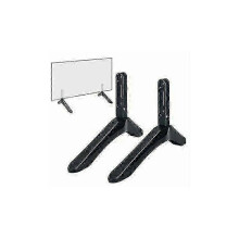 Supporto TV universale compatibile con Samsung, facile da installare, con cuscinetti antiscivolo super stabili per risparmiare spazio, colore nero (j