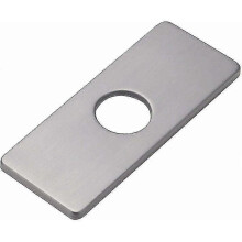 Brushed Nickel Bathroom Basin Faucet Escutcheon - Kitchen Sink Hole Plate