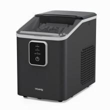 Eiswürfelmaschine HKOENIG - KUB12 - Bis zu 12 kg Eiswürfel pro Tag - 6 bis 13 Minuten Produktionszeit - 120W - Schwarz