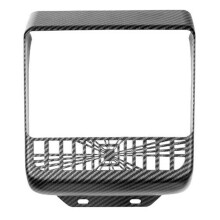 Moldura da saída traseira em fibra de carbono para Tesla Model 3 Y Highland 2025