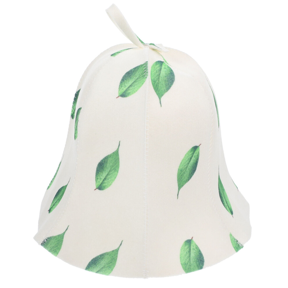 HOMEMAXS Heat Sauna Cap for Hair Protection Hat Felt Shower Supplies Miss