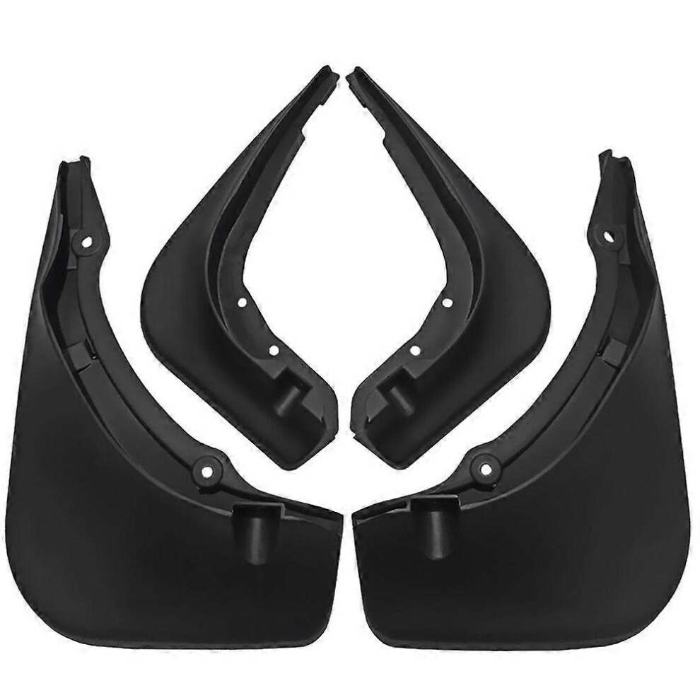 4Pcs Car Mudguard Mud Flaps Splash Mud Guard Fender Compatible Mercedes Benz W205 C-Class 2015-2020 C180 C200 C300 Black 6902344606952