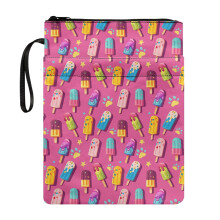 Zippered Book Cover Sleeve – 300D Polyester, 1 Piece