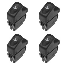 4X Power Electric Window Control Switch 5 Pin for Renault Megane MK1 95-04 / Clio II KANGOO 97-04 7700429999, 7700838100