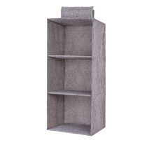 Foldable Hanging Shelf Organizer – Lightweight Nylon Storage For Kids’ Clothes,Nursery Small Spaces