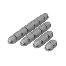 (Gray) 4 Packs Cable Clips Cord Organizer Desktop Cable Organizer Desk Cable Clip For Home Office