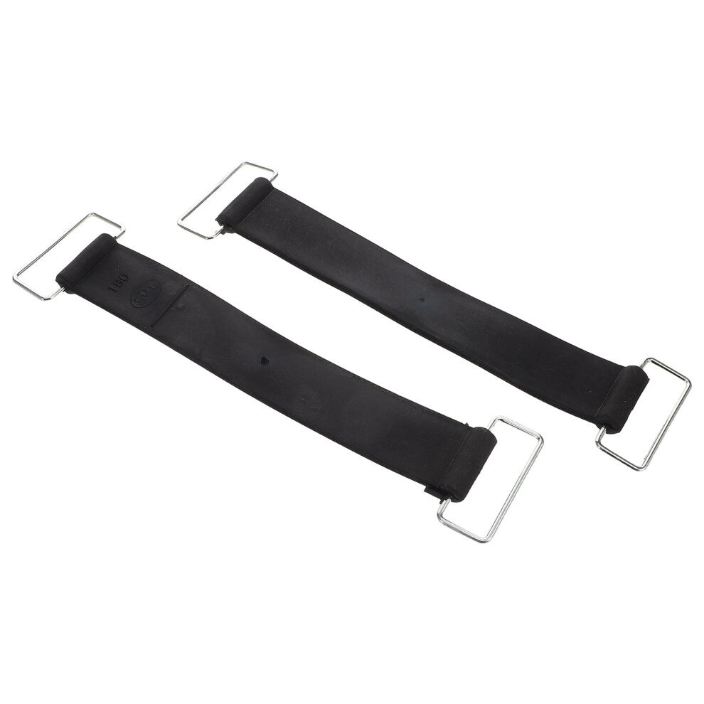 2Pcs Adjustable Cinch Strap For Motorcycle Battery Rubber Battery Hold Down Strap Multipurpose Battery Hold Down Ties For Motorbike Car Boat 9479868562332
