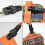 20PCS Push-Pull Tent Clips Tent Attachment Clips Outdoor Camping Tent Hooks Windproof Strap Barb Cl 1